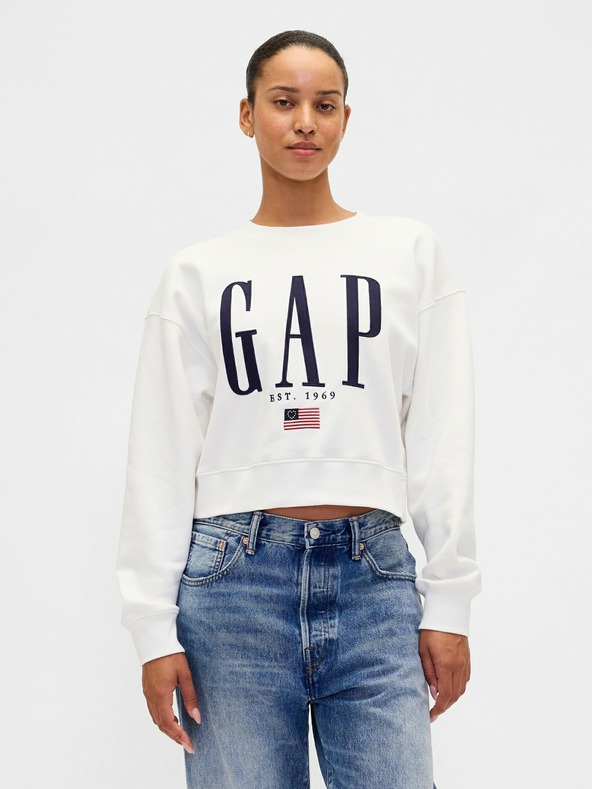 GAP Oversize VintageSoft logós pulóver GAP