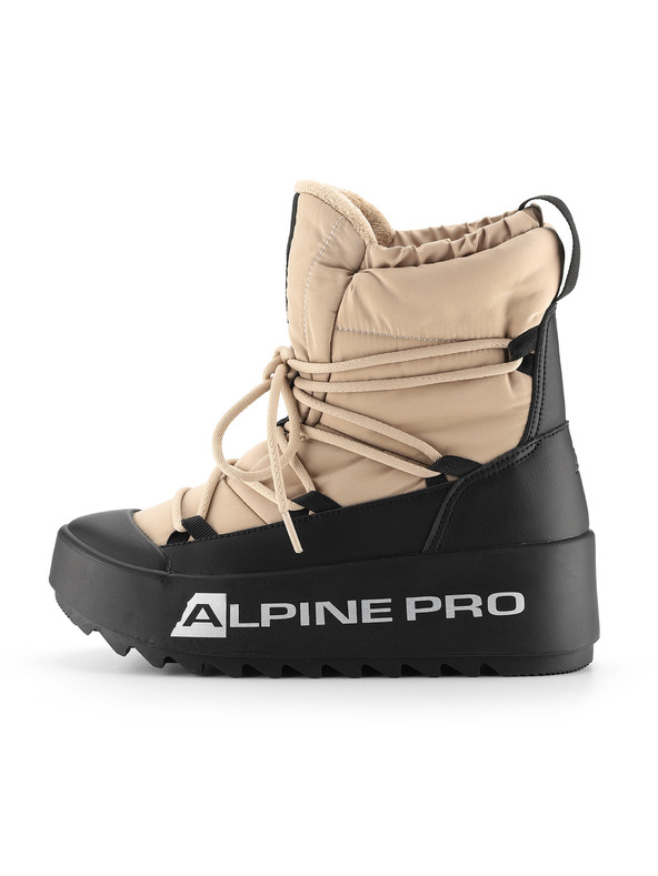 ALPINE PRO Női téli cipő bélelt béléssel ALPINE PRO PRIBA white pepper