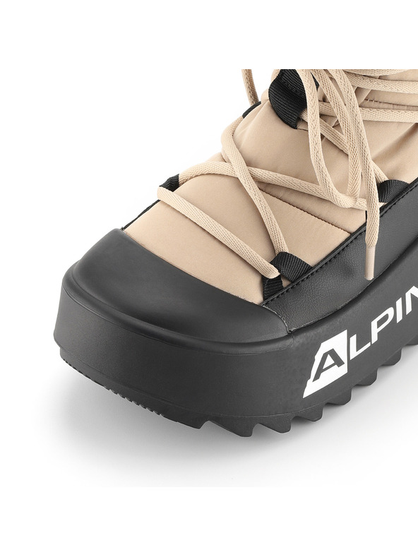 ALPINE PRO Női téli cipő bélelt béléssel ALPINE PRO PRIBA white pepper