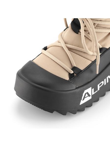 ALPINE PRO Női téli cipő bélelt béléssel ALPINE PRO PRIBA white pepper