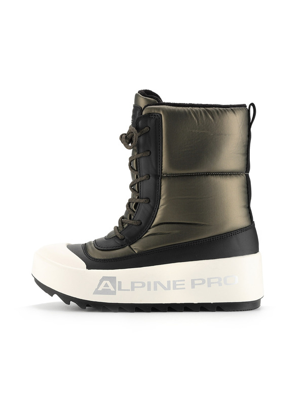 ALPINE PRO Női téli cipő meleg bélésű ALPINE PRO ODARA ivy green