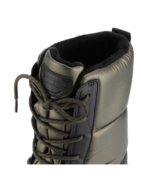 ALPINE PRO Női téli cipő meleg bélésű ALPINE PRO ODARA ivy green