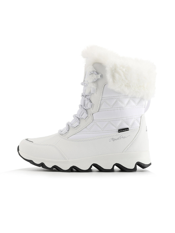 ALPINE PRO Női téli cipő ptx membránával ALPINE PRO KOLATA white