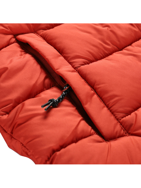 ALPINE PRO Női téli ultrakönnyű hi-therm kabát ALPINE PRO DEFRA vörös agyag