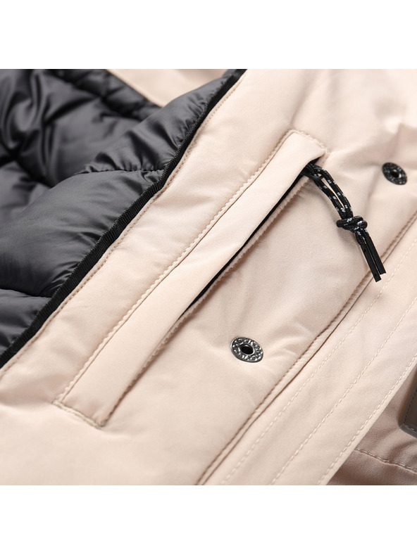 ALPINE PRO Női téli kabát ptx membránnal ALPINE PRO WUSSA shifting sand