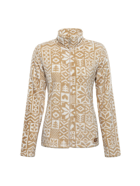 ALPINE PRO Női fleece pulóver supratherm anyaggal ALPINE PRO EFLINA white pepper varianta pa