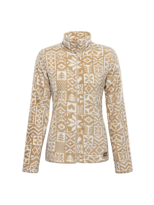 ALPINE PRO Női fleece pulóver supratherm anyaggal ALPINE PRO EFLINA white pepper varianta pa