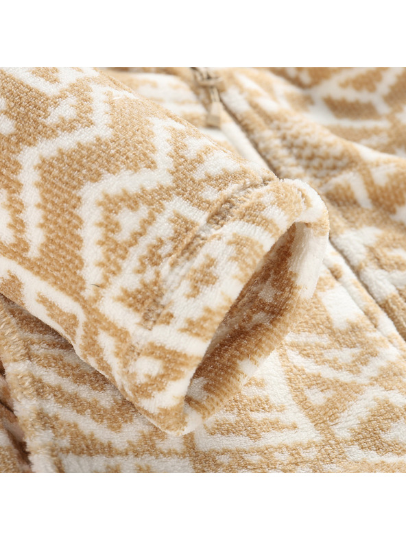 ALPINE PRO Női fleece pulóver supratherm anyaggal ALPINE PRO EFLINA white pepper varianta pa