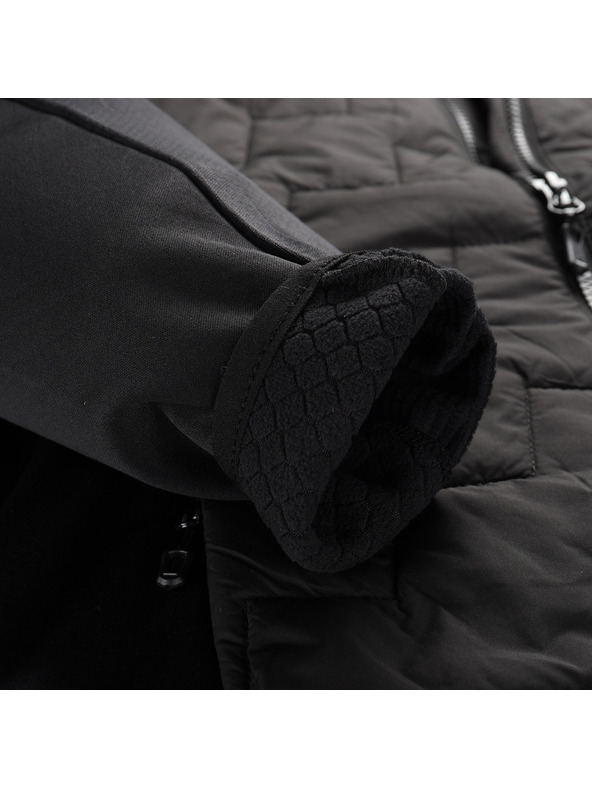 ALPINE PRO Női pulóver merino béléssel ALPINE PRO JORWA fekete