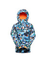 ALPINE PRO Gyerek síező dzseki PTX snow membránnal ALPINE PRO KIWERO fehér PD változat