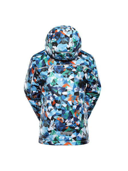 ALPINE PRO Gyerek síező dzseki PTX snow membránnal ALPINE PRO KIWERO fehér PD változat