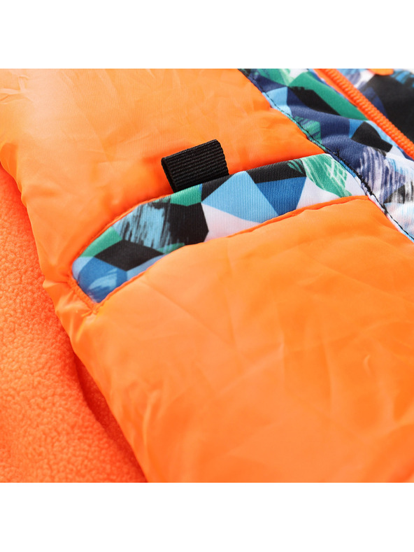 ALPINE PRO Gyerek síező dzseki PTX snow membránnal ALPINE PRO KIWERO fehér PD változat