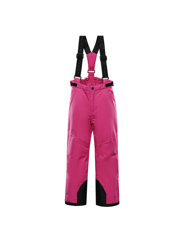 ALPINE PRO Gyerek sínadrág ptx snow membránnal ALPINE PRO EDESO 2 fuchsia fedora