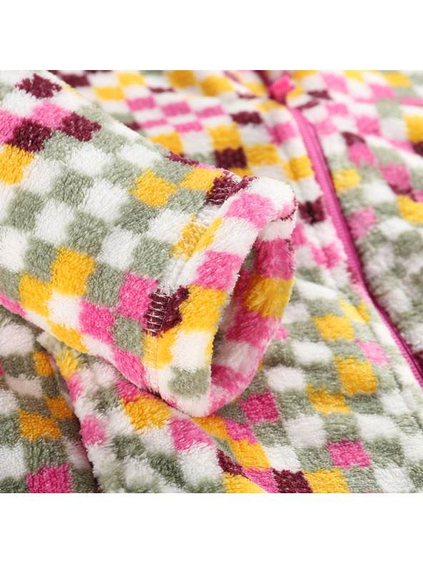 ALPINE PRO Gyerek fleece pulóver supratherm ALPINE PRO EFLINO fuchsia fedora változat pc