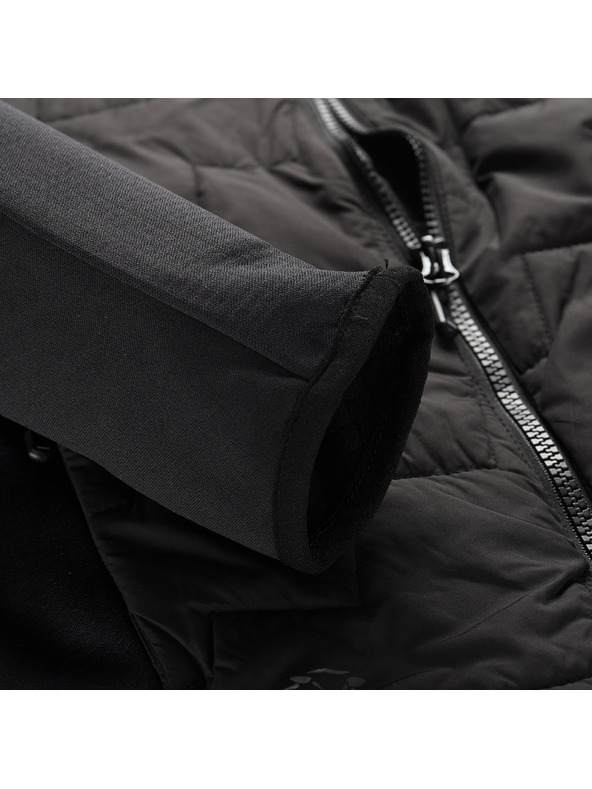 ALPINE PRO Gyerek pulóver merino béléssel ALPINE PRO JORWO 2 black