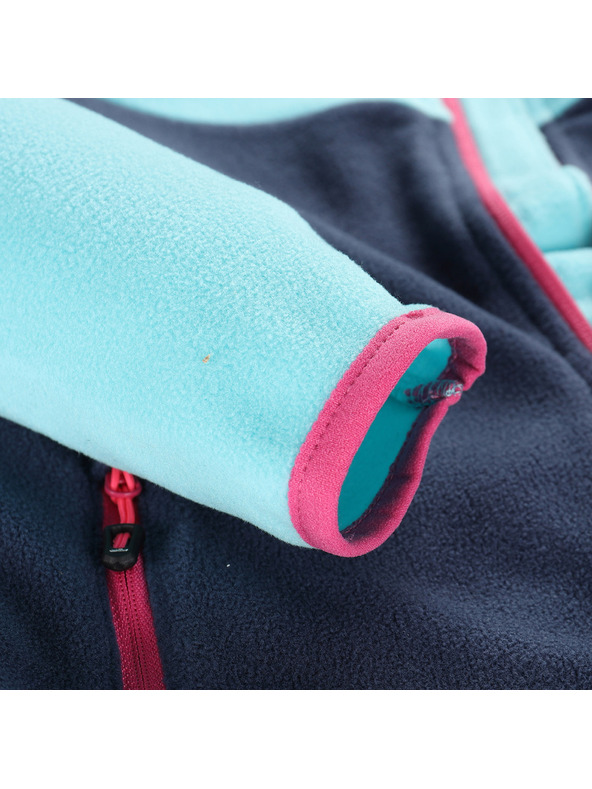 ALPINE PRO Gyerek meleg mikropolár pulóver ALPINE PRO SIUSO 3 limpet shell