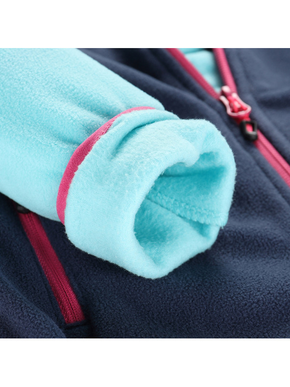 ALPINE PRO Gyerek meleg mikropolár pulóver ALPINE PRO SIUSO 3 limpet shell