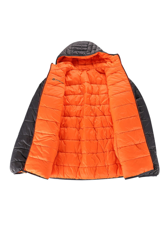 ALPINE PRO Férfi kétoldalas hi-therm dzseki ALPINE PRO EROM sötétszürke
