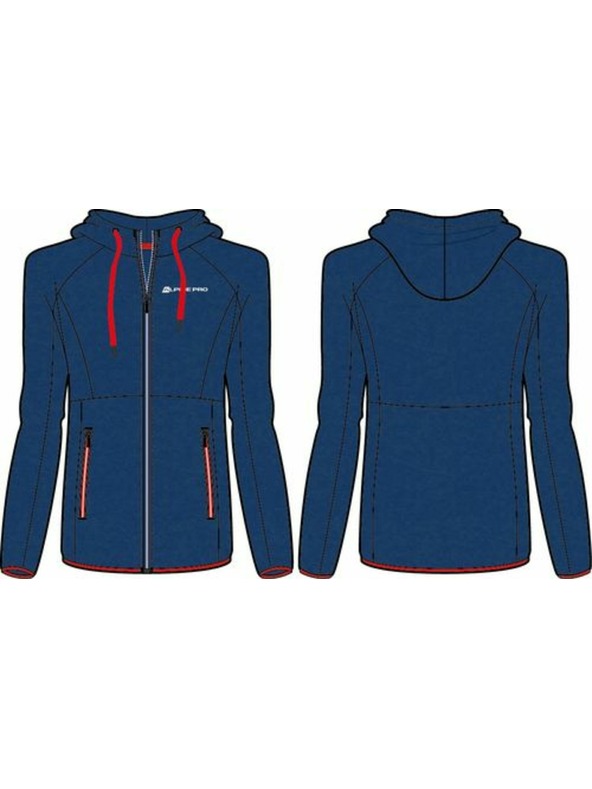 ALPINE PRO Férfi pulóver ALPINE PRO SELEN czech blue