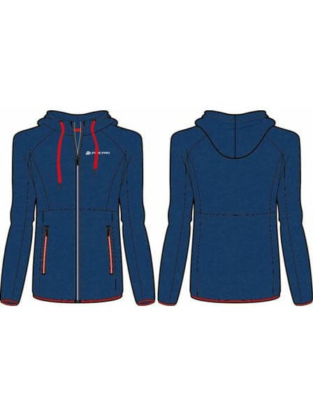 ALPINE PRO Férfi pulóver ALPINE PRO SELEN czech blue