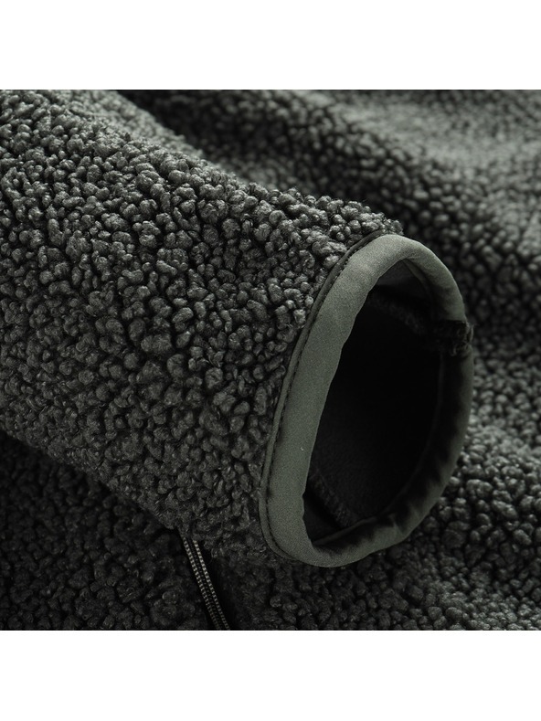 ALPINE PRO Férfi sherpa pulóver supratherm béléssel ALPINE PRO FERAD 2 petrol