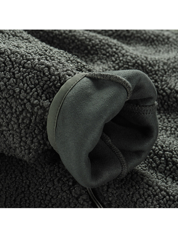 ALPINE PRO Férfi sherpa pulóver supratherm béléssel ALPINE PRO FERAD 2 petrol