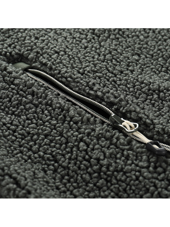 ALPINE PRO Férfi sherpa pulóver supratherm béléssel ALPINE PRO FERAD 2 petrol