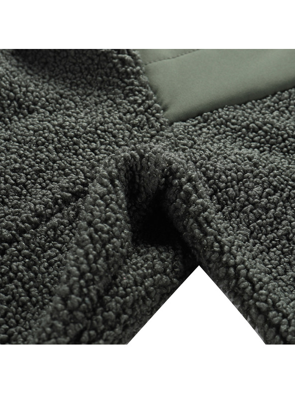 ALPINE PRO Férfi sherpa pulóver supratherm béléssel ALPINE PRO FERAD 2 petrol