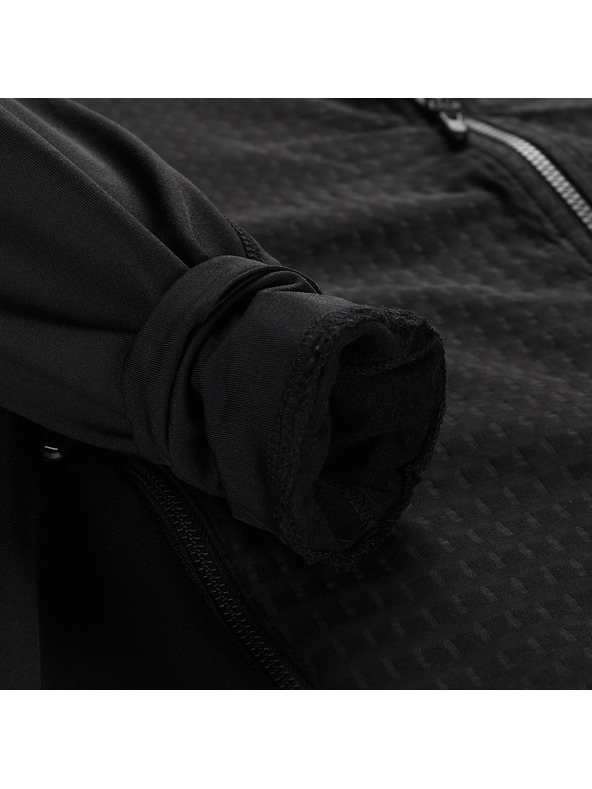 ALPINE PRO Férfi cipzáras pulóver prostretch ALPINE PRO QUERT 2 black