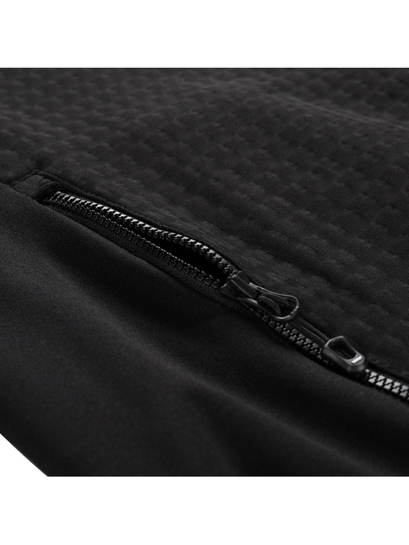 ALPINE PRO Férfi cipzáras pulóver prostretch ALPINE PRO QUERT 2 black