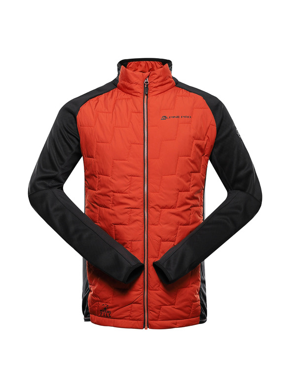 ALPINE PRO Férfi merino béléses pulóver ALPINE PRO JORW vörös agyag