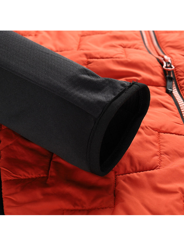 ALPINE PRO Férfi merino béléses pulóver ALPINE PRO JORW vörös agyag