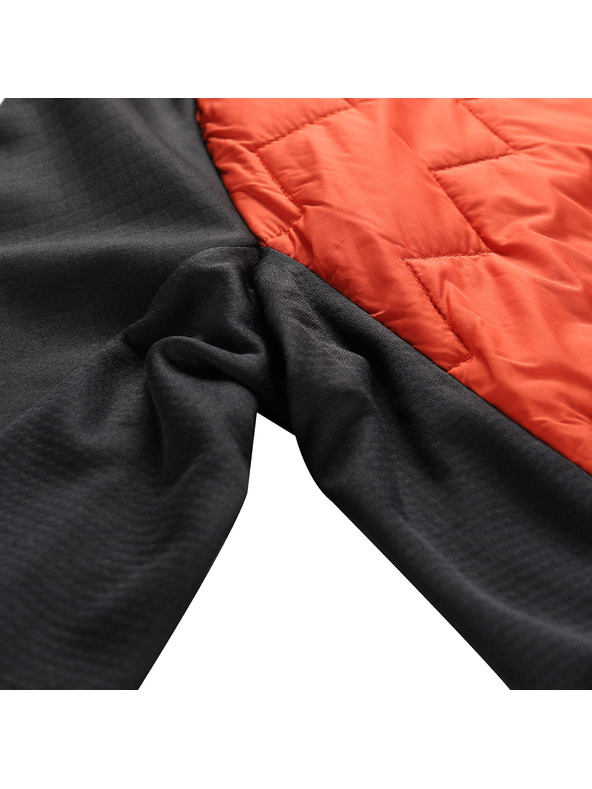 ALPINE PRO Férfi merino béléses pulóver ALPINE PRO JORW vörös agyag