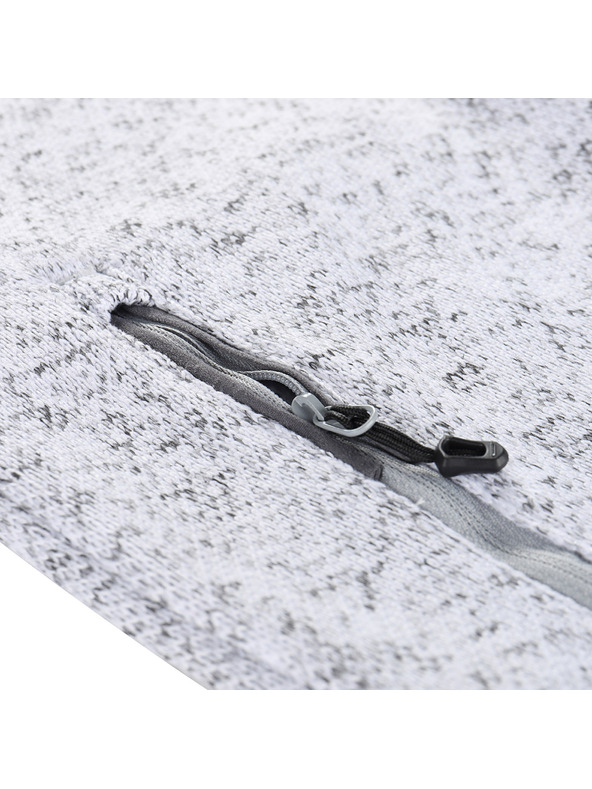 ALPINE PRO Férfi meleg cipzáras pulóver ALPINE PRO ZEG 2 white