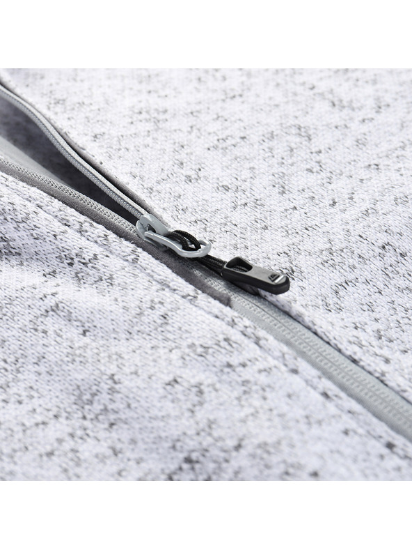 ALPINE PRO Férfi meleg cipzáras pulóver ALPINE PRO ZEG 2 white