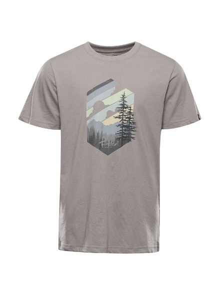 ALPINE PRO Férfi gyűrődésmentes póló ALPINE PRO NOGER dove varianta pa