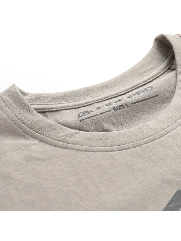 ALPINE PRO Férfi gyűrődésmentes póló ALPINE PRO NOGER dove varianta pa