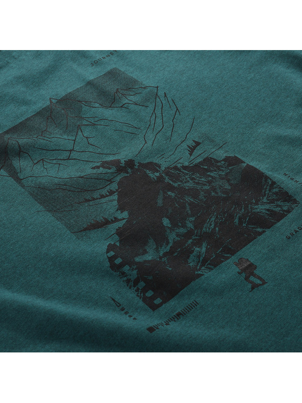 ALPINE PRO Férfi gyűrődésmentes póló ALPINE PRO NOGER jasper varianta pb