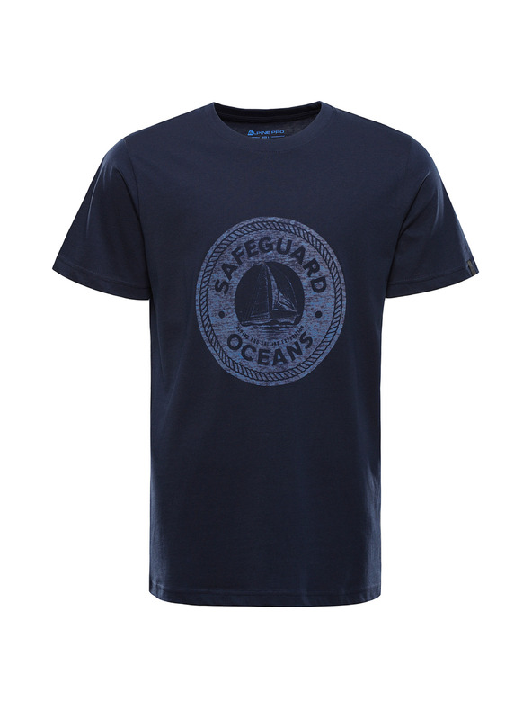 ALPINE PRO Férfi pamut póló ALPINE PRO DOMEN holdvilágos óceán változat pa