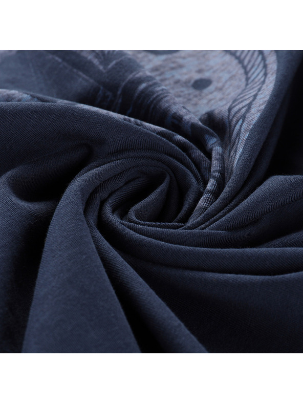 ALPINE PRO Férfi pamut póló ALPINE PRO DOMEN holdvilágos óceán változat pa