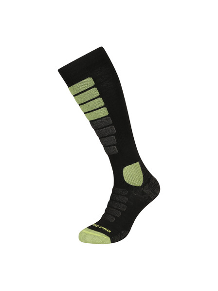 ALPINE PRO Sport térdzokni merino gyapjúból ALPINE PRO RODE fekete
