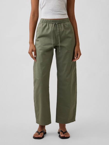 GAP Khaki nadrág High Rise Easy Barrel GAP