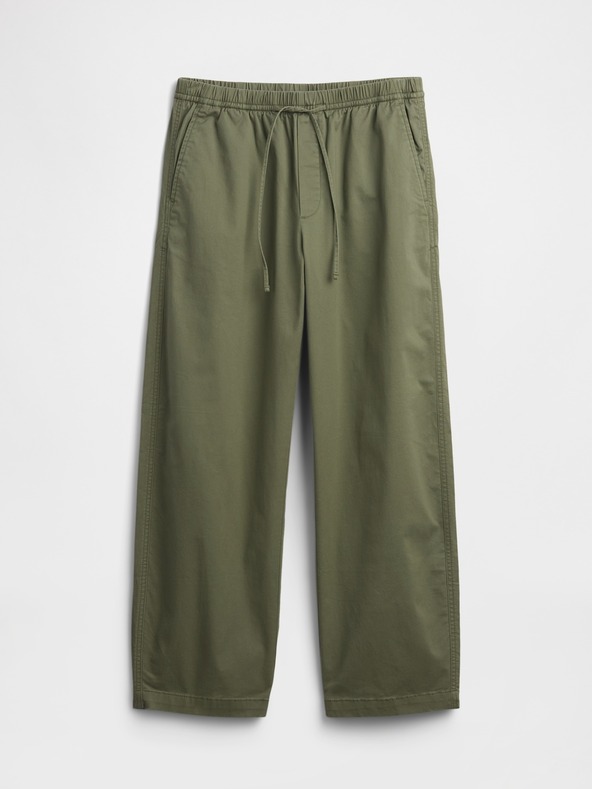GAP Khaki nadrág High Rise Easy Barrel GAP