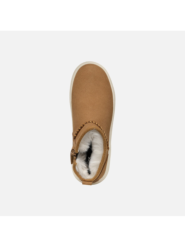 Geox Világosbarna Lányok bokacsizmája Geox Theleven