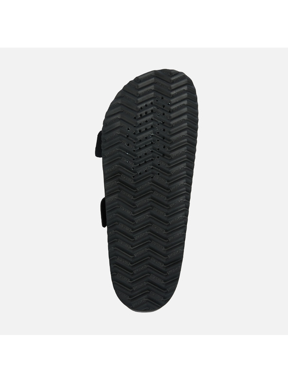 Geox Fekete női papucsok Geox Sandybett High