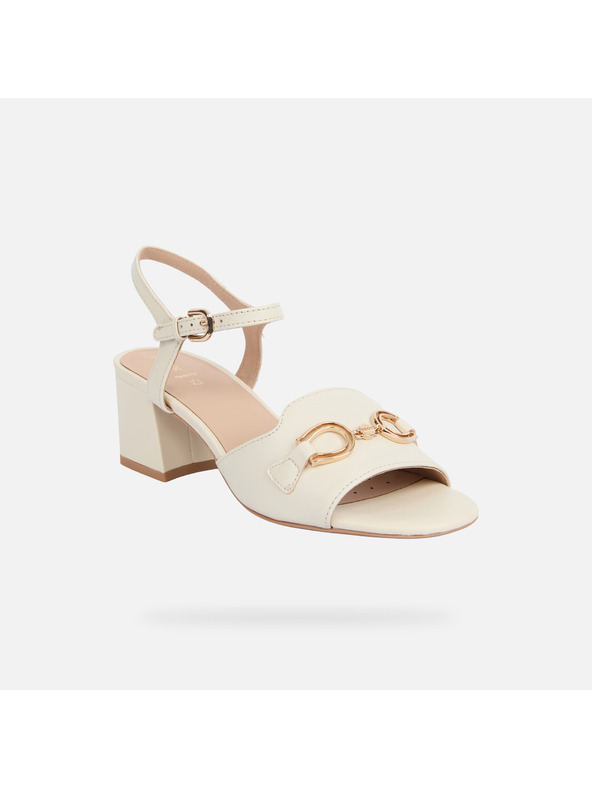 Geox Krémszínű Geox New Eraklia 50 női szandál