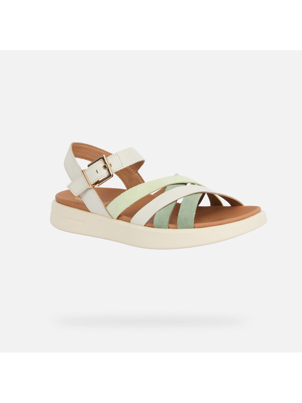 Geox Krémes női szandál Geox Xand 2S