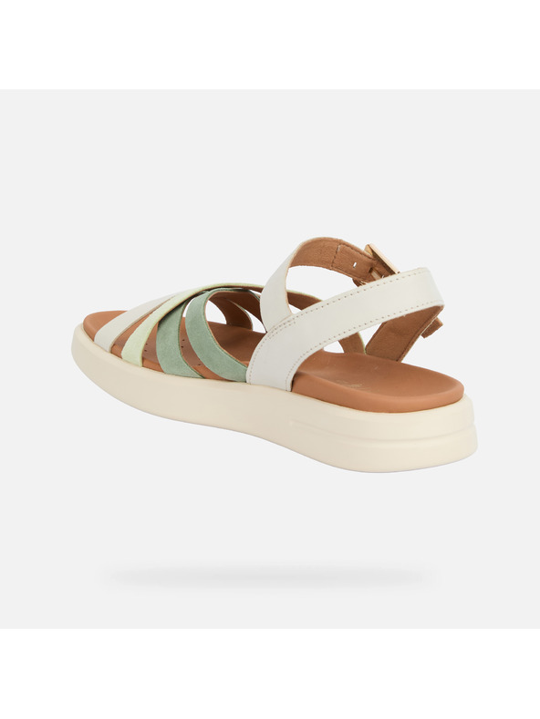 Geox Krémes női szandál Geox Xand 2S