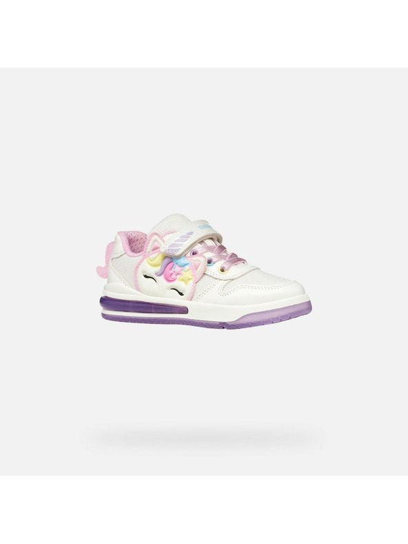 Geox Fehér lányos sportcipő Geox Sketlite