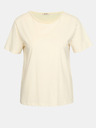 Orsay ORSAY Krémszínű női póló applikációval